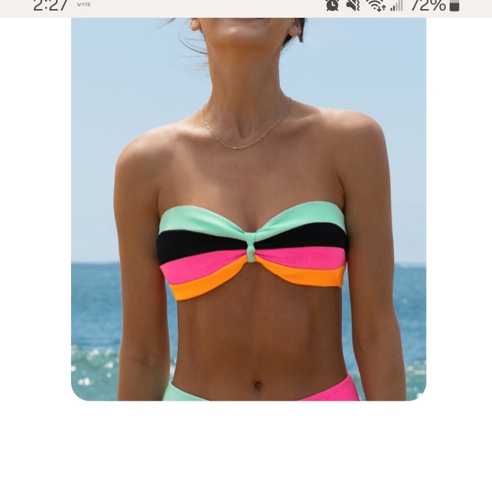 Womens colorblind bathing suit